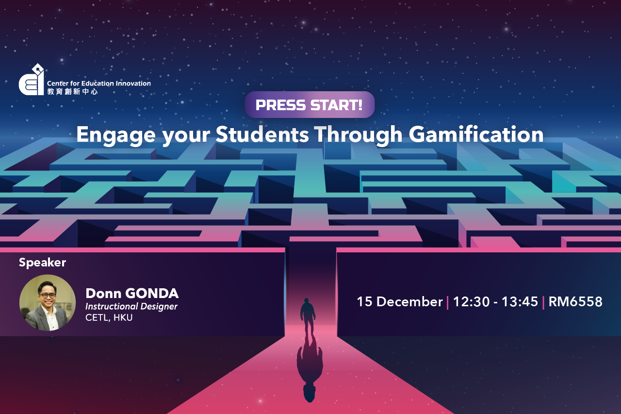 Press Start! Engage your students through gamification!