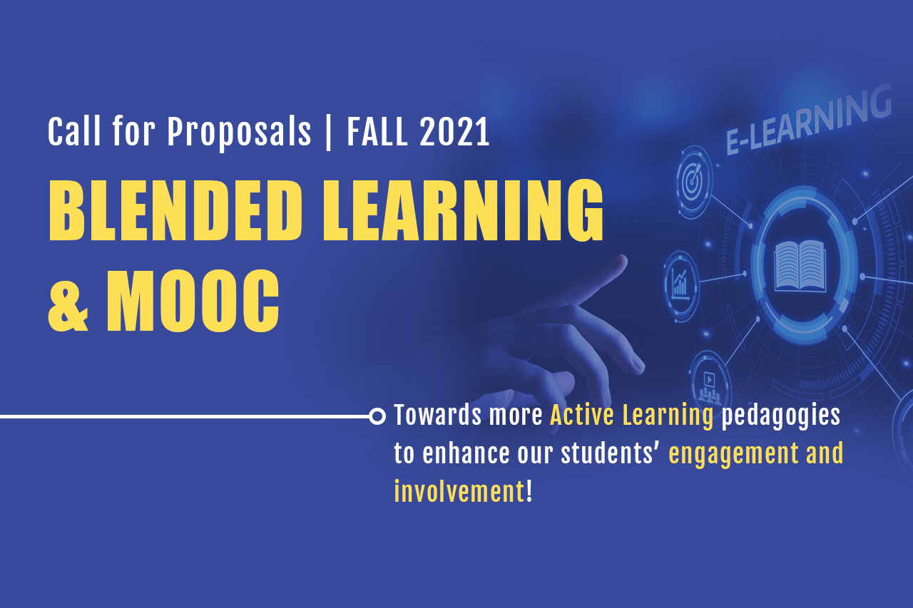 Blended Learning & MOOC Call For Proposals | FALL 2021