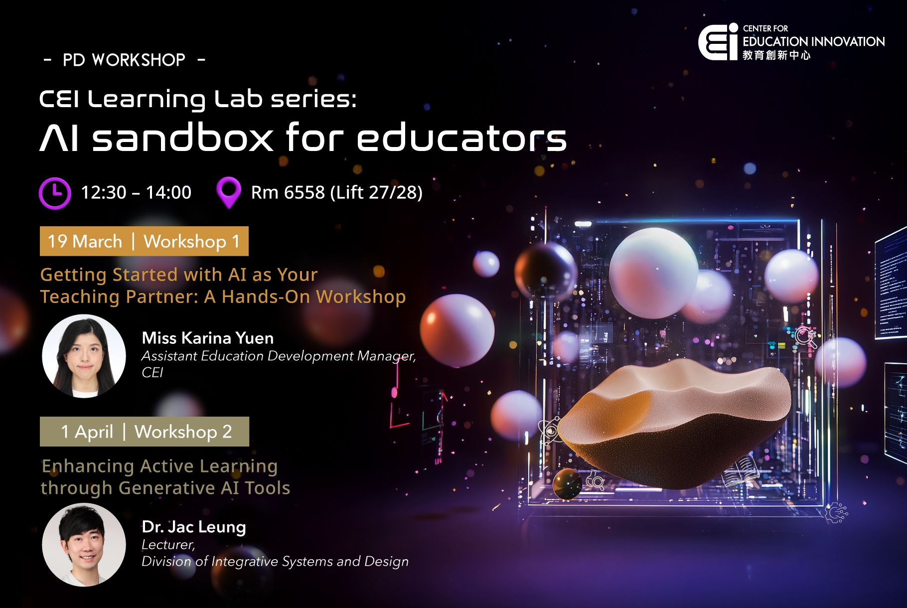 CEI Learning Lab series: AI sandbox for educators