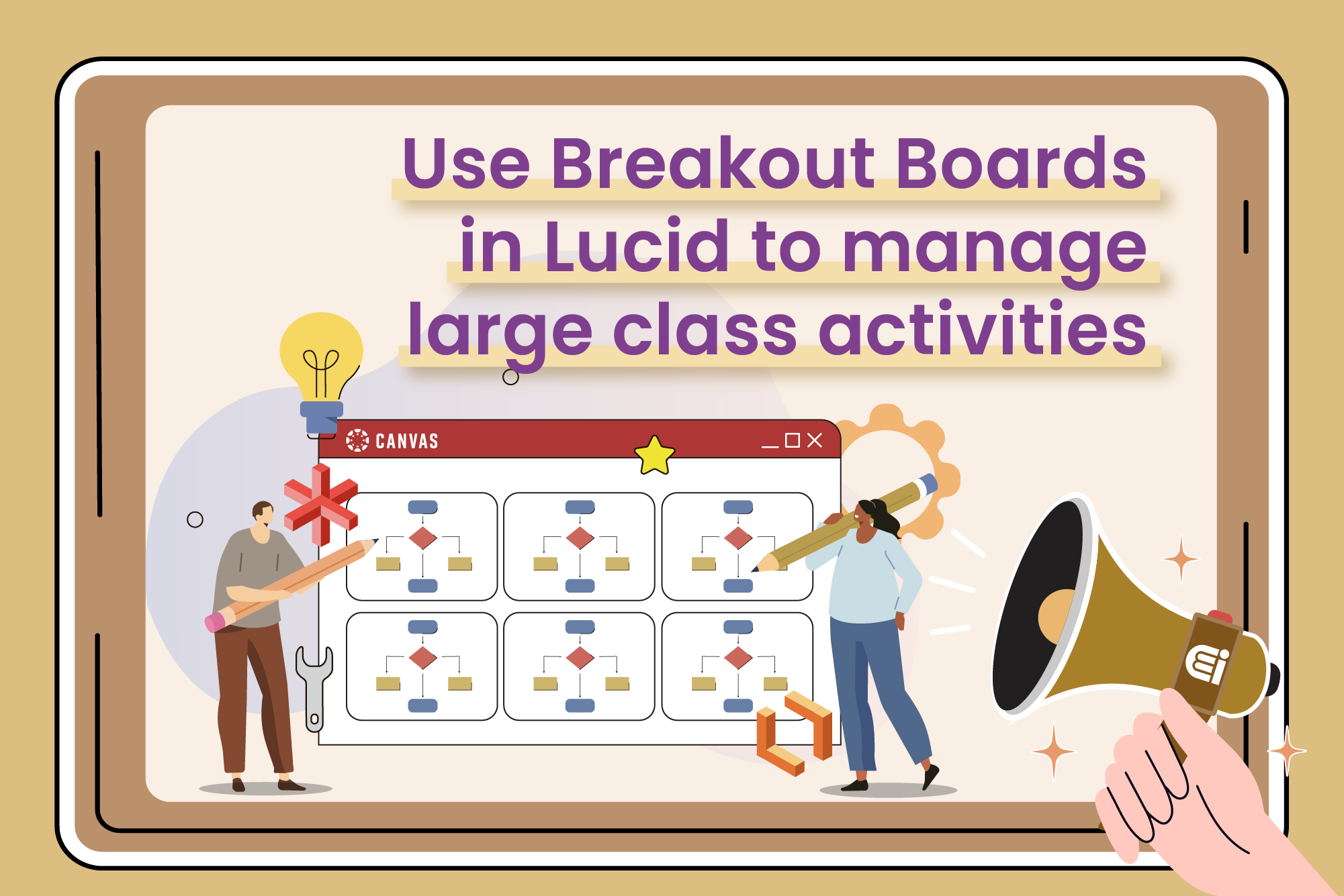 Use Breakout Boards in Lucid to manage large class activities