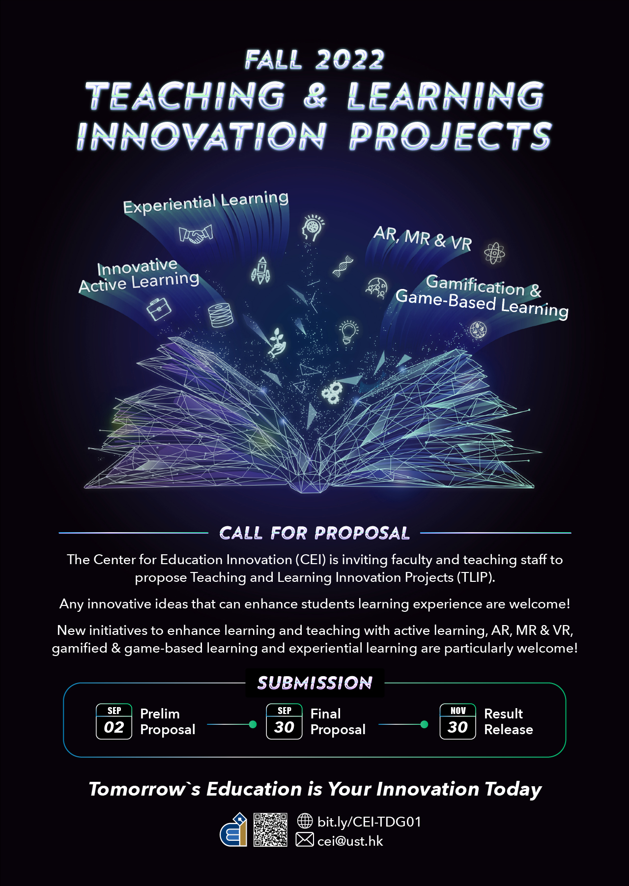 Call for Proposals | Teaching and Learning Innovation Projects | FALL 2022