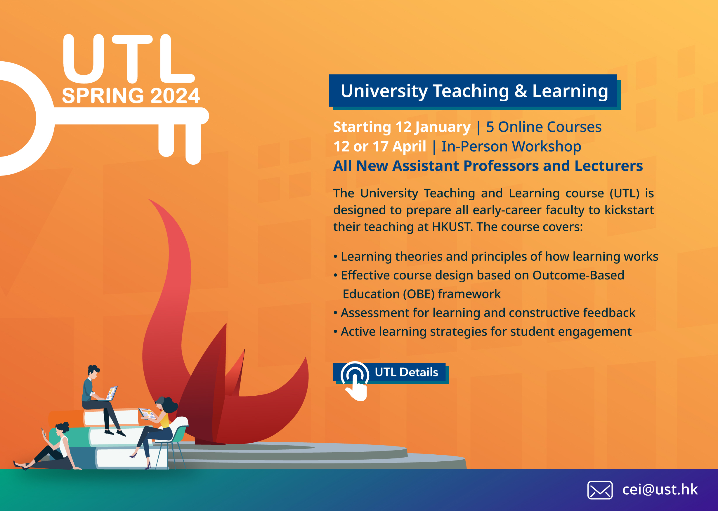 New Faculty Orientation and University Teaching & Learning course