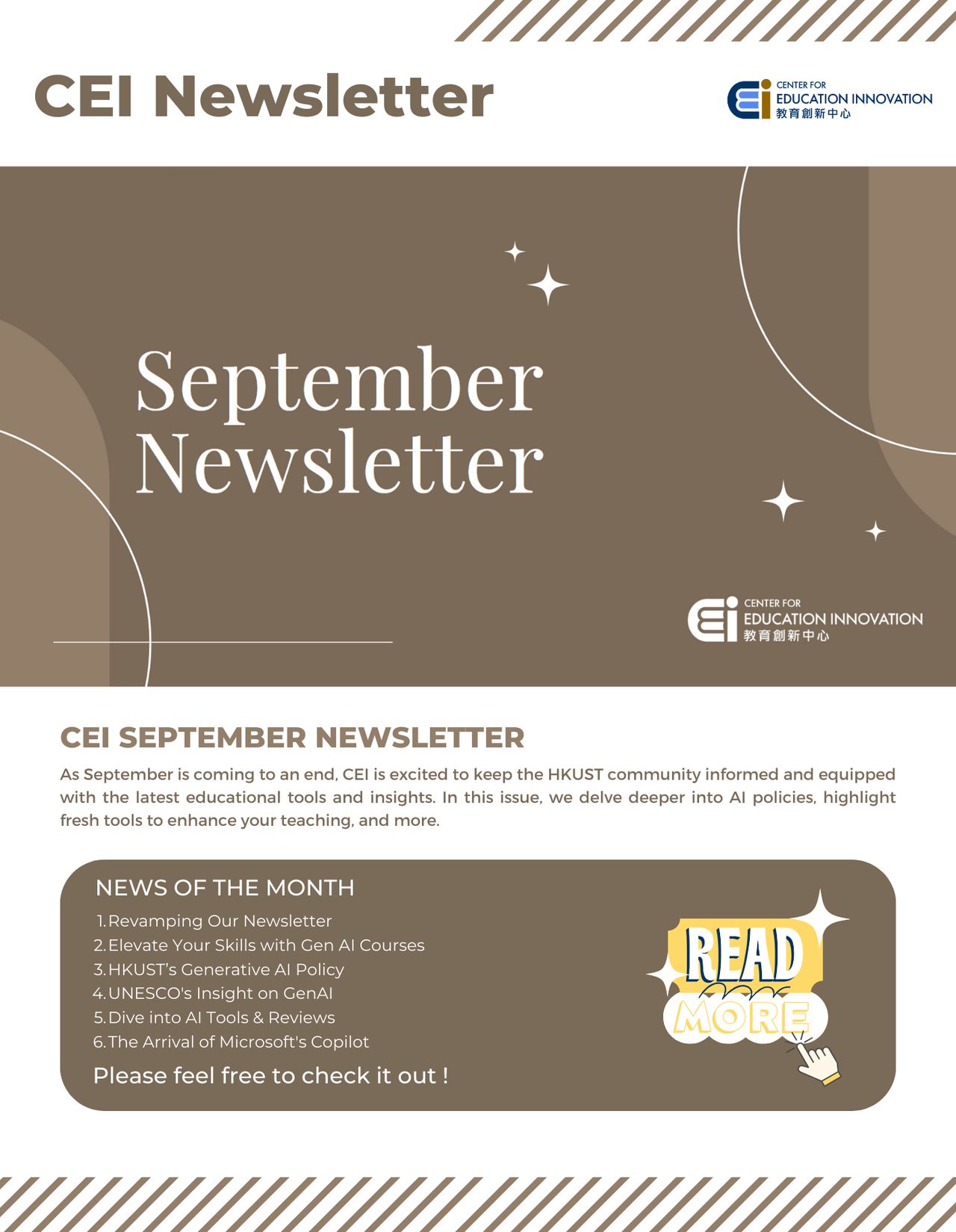 CEI Newsletter | 2023-SEP